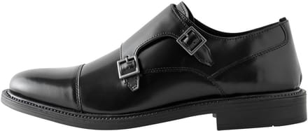 Next - Heren - Dubbele Monk-schoenen - Zwart