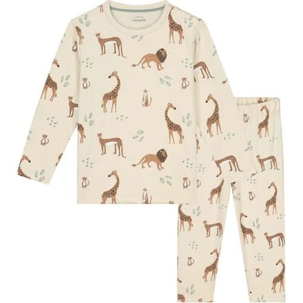 Prénatal peuter pyjama Savanne Dark Ecru 92 unisex