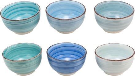 Studio Tavola Kommen Ocean Blue ø 14 cm - 6 stuks