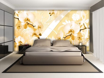 Flowers Floral Photo Wallcovering