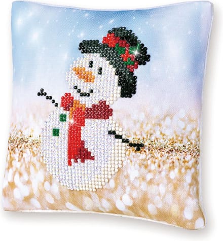 Snowman Top Hat Diamond Dotz 18x18 cm
