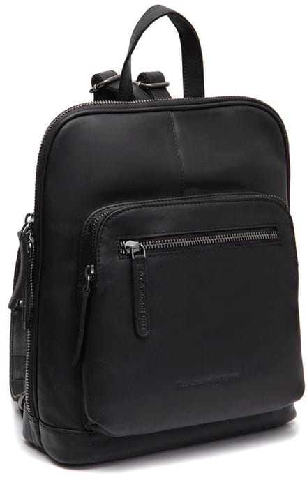 Chesterfield Floran Waxed Pull Up Rugzak - Zwart