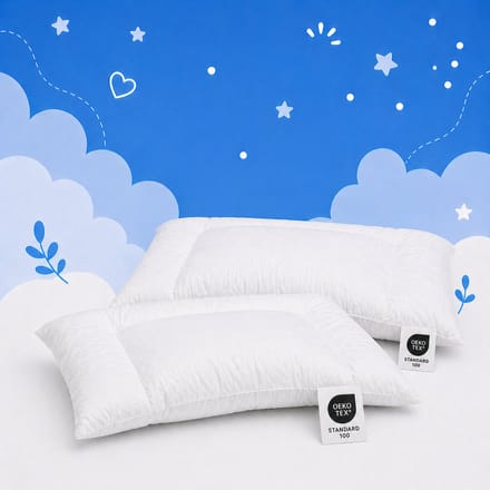 Royal Touch - Zacht - Kinder Hoofdkussen Microvezel - 40 x 60 cm Set van 2stuks