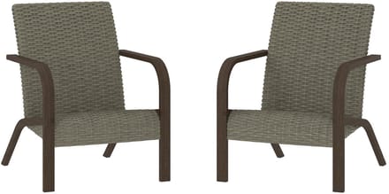 Smartwick-Loungestoel - Set van 2 - Grijs