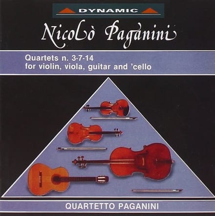 Quartetto Paganini - Paganini: Quartets N. 3-7-14 For Violin, Viola, Guitar And 'Cello (CD)