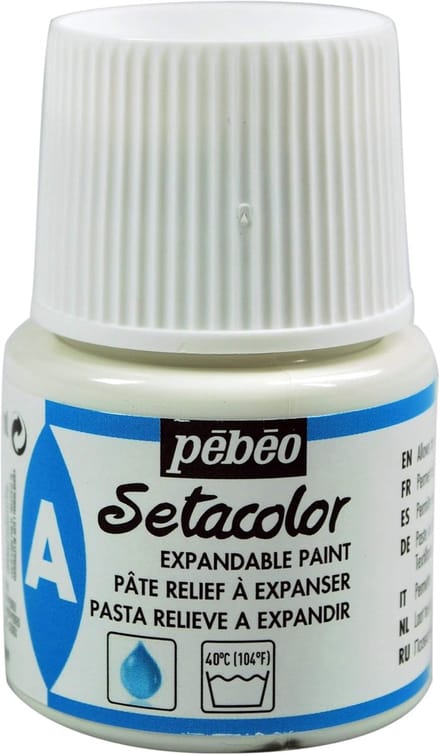 Textuur Pasta - 3D Verf - Creatieve Decoratie - Vergroot Verfvolume - 45ml - Wit