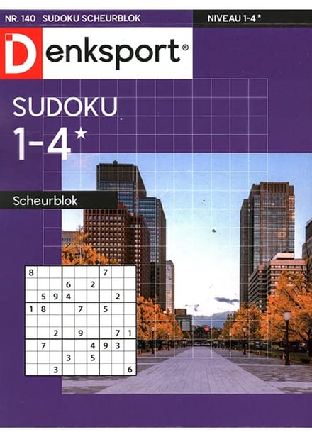Denksport Sudoku Scheurblok - 140 2025