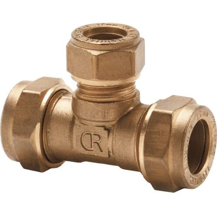 Flowflex T-stuk verloop 22x15x22mm