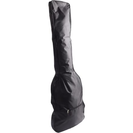 Sac pour Basse en Tissu Oxford Imperméable Couche Unique Léger Sac à Dos pour Guitare Basse avec Sangle Réglable black