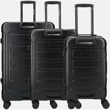 Enrico Benetti Aspen 3-delig kofferset 76 cm black