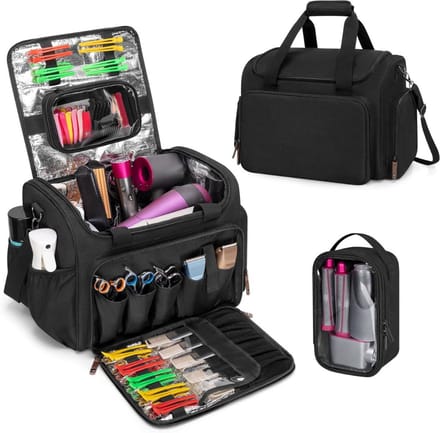 Kapperskoffer - Kapperstas - Visagie - Cosmetica Organizer - Zwart