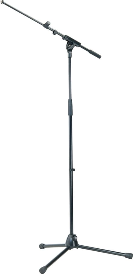 König & Meyer 210/8 microfoonstatief, zwart uitschuifbare zwenkarm,leicht - Microfoonstandaard