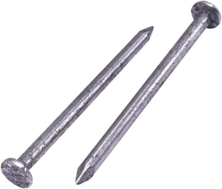 400 Stuks Constructie Spijkers Staal 1.6 x 25 mm - Platte Kop - Universeel Gebruik