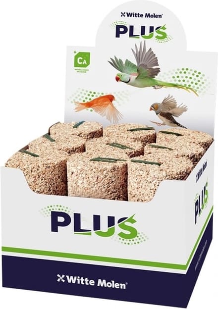 Witte Molen mineraalblok klein fijn - Per stuk - Supplementen - Vogelvoer