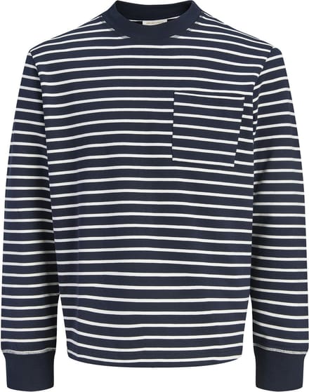 JACK&JONES - JORNANTUCKET STRIPED SWEAT CREW NE JNR - Jongens - Sweaters