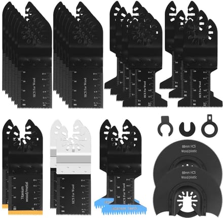30-delige multitool zaagbladenset - Universele accessoires voor multitools