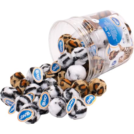 Duvoplus - Speelgoed Voor Dieren - Kat - Pluche Safari Bal Mix - 1st