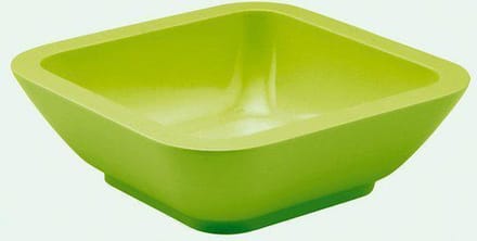 Zak!Designs Seaside Schaal - Vierkant - 9 cm - Groen