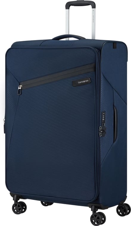 Samsonite Koffer - Litebeam Spinner 4 wiel 77cm uitbreidbaar - Midnight blue - 2.8 kg