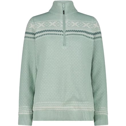 Pull 1/2 zip in brei vrouw CMP WP