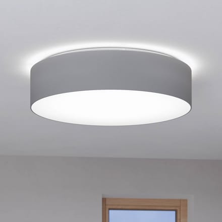 EGLO connect.z Romao-Z Smart Plafondlamp - Ø 57 cm - Wit/Grijs - Instelbaar RGB & wit licht - Dimbaar - Zigbee
