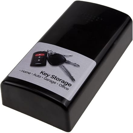 Magnetische sleutelkast Verberg sleutelhouder met sterke magneet AntiLost Verborgen noodsleutelkast voor auto zwart