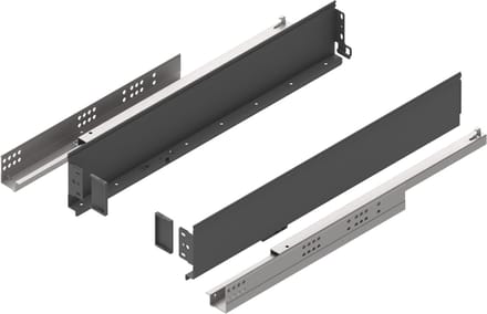 Gamet Simple Box6 - Lade - Antraciet - 500mm - Staal