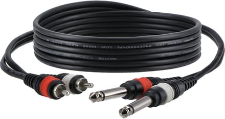 Devine VA3015 2x jack male - 2x RCA male 1.5 meter