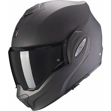 Scorpion Exo-Tech Evo Solid Mat Anthraciet Systeemhelm - Helm