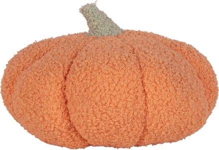 Clayre & Eef Decoratie Pompoen Ø 35x22 cm Oranje Polyester Herfst decoratie