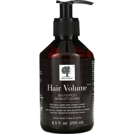 New Nordic, Hair Volume Shampoo, 8.5 fl oz (250 ml) black