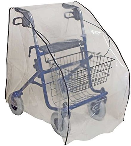 1 x Behrend Rollator - beschermkap beschermzeil afdekking, universeel, 60 x 80 x 82 cm