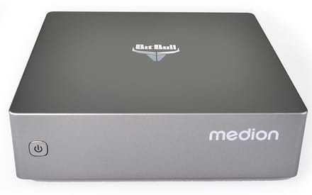 BitBull NUC Mini PC / Desktop Computer - 8GB RAM 250GB SSD M.2 - N100 4-Core@3.4GHz - WiFi 6|Bluetooth 5.2 - HDMI|DisplayPort|USB-C - Windows 11 Pro - Powered by Medion