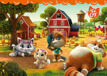 Ravensburger puzzel Giant Floor puzzel - 44 Cats - 24 stukjes.