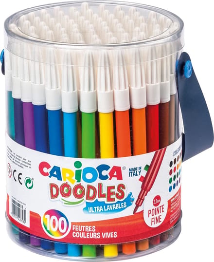 Viltstiften carioca joy pot 100st | 12 stuks