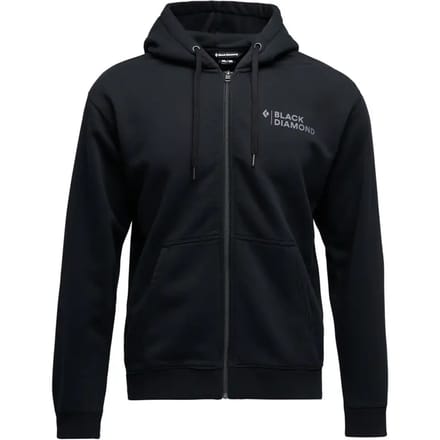 Black Diamond Mini Stacked Sweatshirt Met Rits Zwart S Man