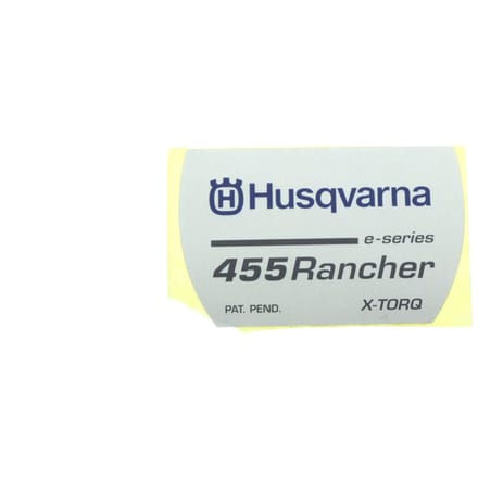 Husqvarna 455e ranger starterkap sticker