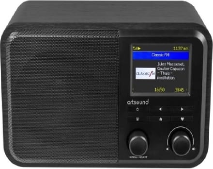 ArtSound: R8 DAB+ FM internet radio - zwart