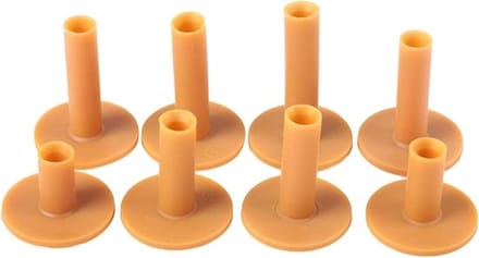 8 Stuks Golf Tees - Rubber Golf Nails voor Training en Op het Veld