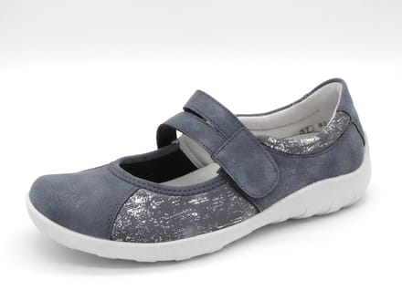 Remonte Dames Bandschoen - R3510-13 Jeansblauw - Maat 40