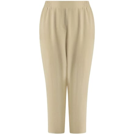 Dames fuselftaille broek van crêpe Mat Fashion