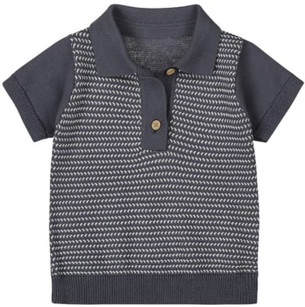 Dirkje jongens Polo Navy - 03 Boys sunset - Maat 56