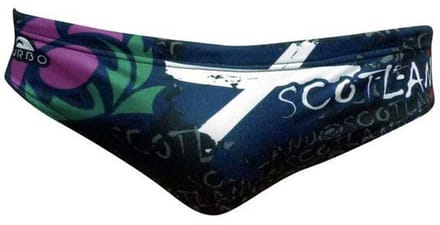 Turbo Scotland Zwemslip Zwart 5XL Man