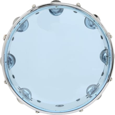 MBAT Tamboerijn Verstelbare Dubbele Rij 10in Percussie Jingles Instrument voor Feest Blauw blauw