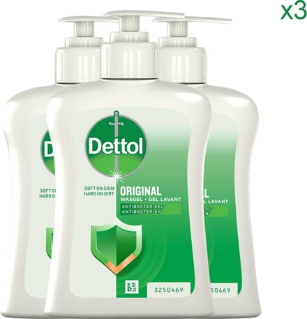Dettol Handzeep Original - 3 x 250 ml - Grootverpakking