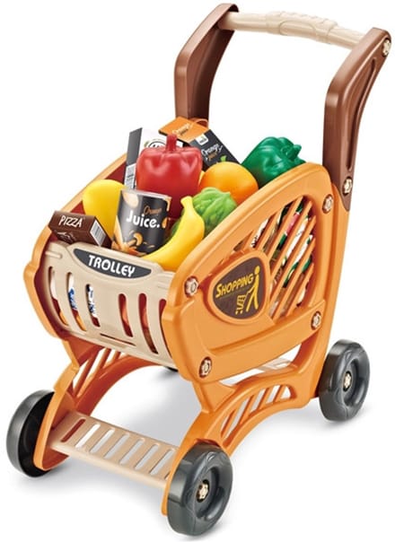 WOOPIE Winkelwagen voor Kinderen Beweegbare Elementen + 42 Akc.