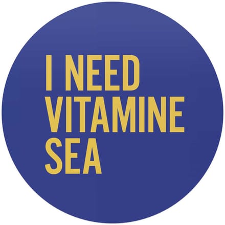 Glasschilderij Vitamin Sea - Ø 70 - Glas - REINDERS