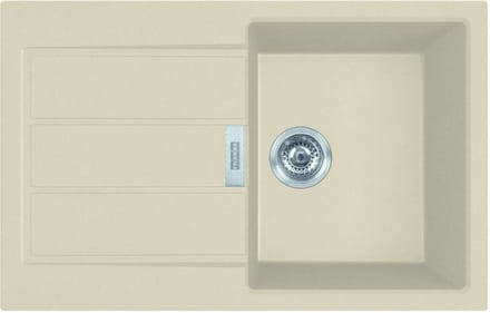 Franke Sirius 2.0 - Tectonite spoelbak S2D 611-78, 78x50 cm, beige 143.0670.896