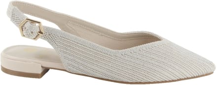 La Strada Slingback Beige Knitted - Damesschoenen - Maat - 42