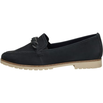 Tamaris Instappers blauw Leer - Maat 37